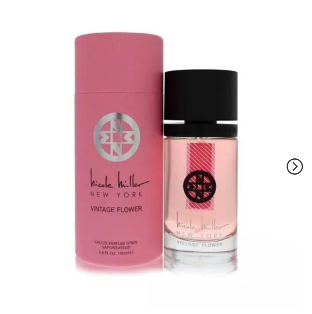 NIB Nicole Miller NY Vintage Flower, 3.4 oz EDP Spray 50ml